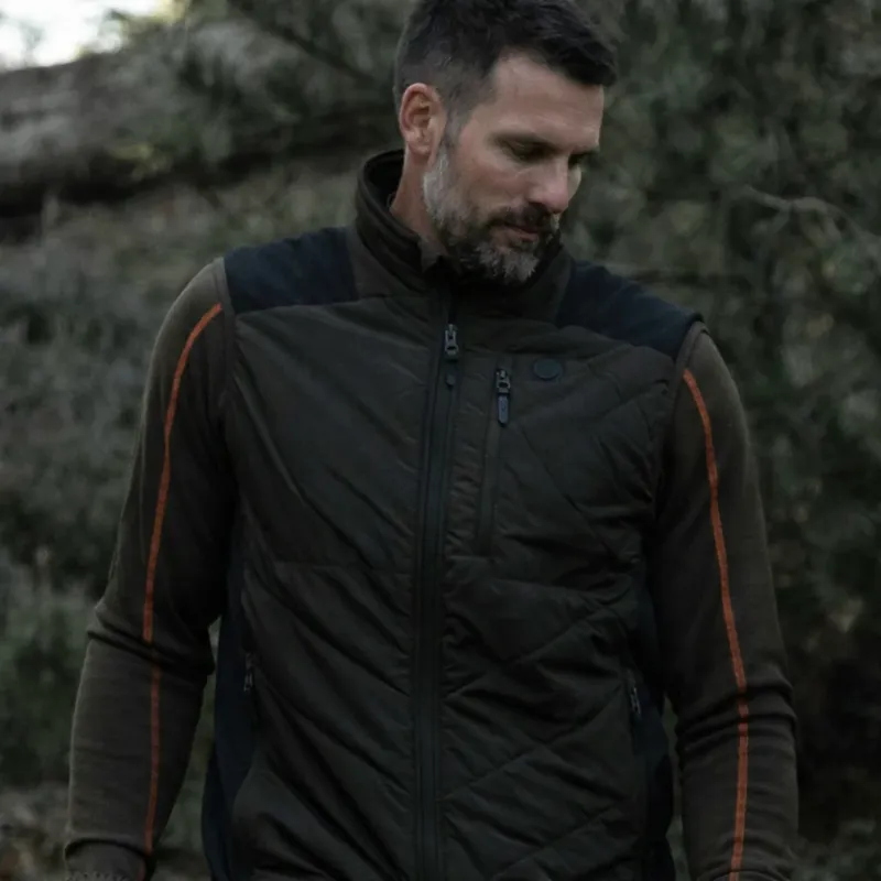 Northern Hunting Reidar Heat Vest in Dark Green-9