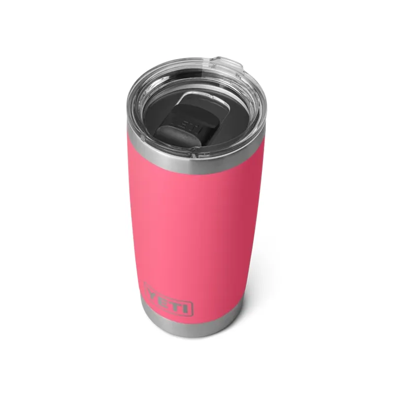 YETI RAMBLER 20 OZ TUMBLER in Tropical Pink-1