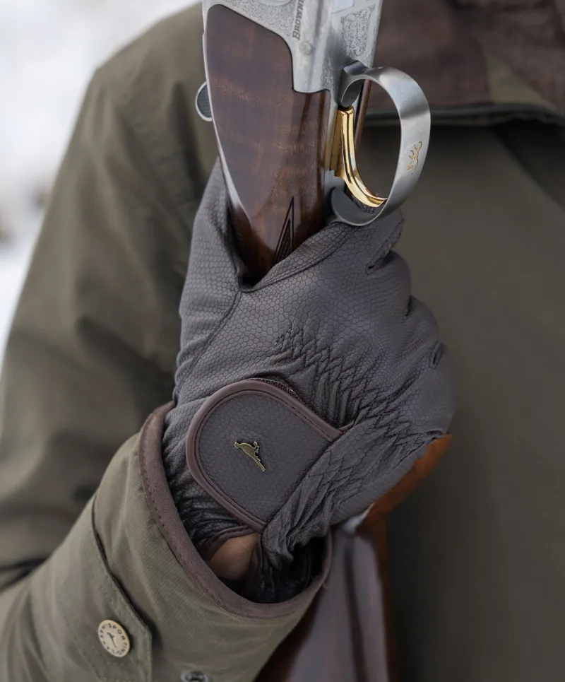Laksen Ultra Grip Shooting Gloves in Brown-1