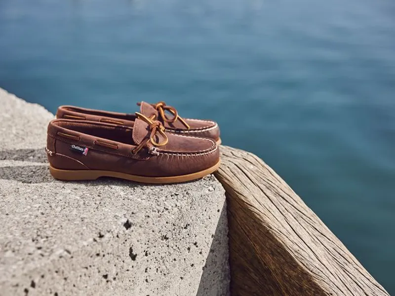 Chatham Footwear Olivia G2 Lady Nubuck Deck Shoes in Chocolate-2