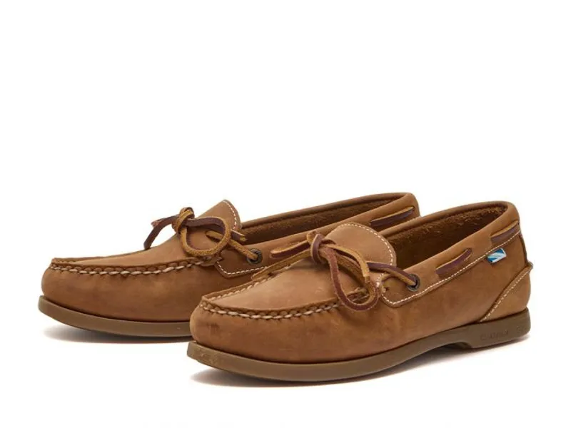 Chatham Footwear Olivia G2 Lady Nubuck Deck Shoes in Walnut-1