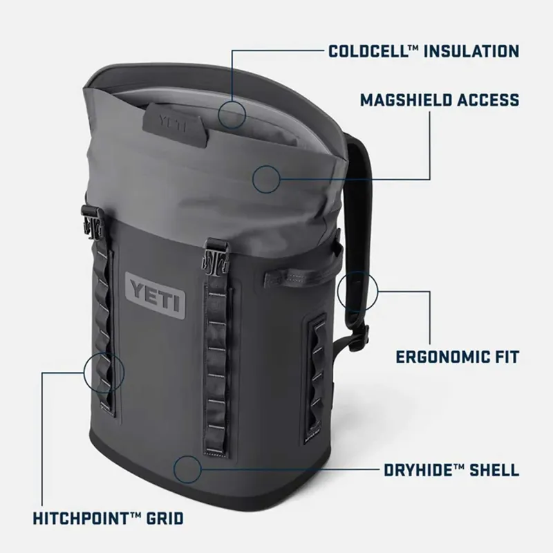 YETI Hopper M20 Backpack Soft Cooler in Sandstone Pink-6